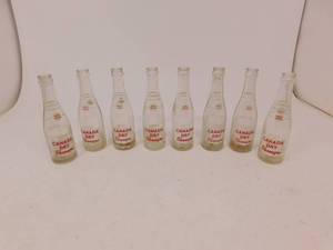 lot 53 image: Lot of 8 Canada Dry Beverages Pop Bottles
