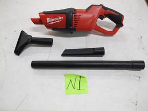 lot N1 image: Milwaukee M12 12-Volt Lithium-Ion Cordless Compact Vacuum (Tool-Only)