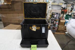 lot N44 image: DEWALT ToughSystem DS450 22 in. 17 Gal. Mobile Tool Box BROKEN CLIP