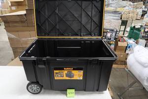 lot N50 image: DEWALT Tough Chest 38 in. 63 Gal. Mobile Tool Box BROKEN CLIP
