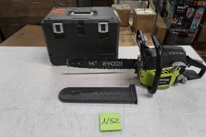 lot N52 image: RYOBI 16 in. 37cc 2-Cycle Gas Chainsaw with Heavy-Duty Case