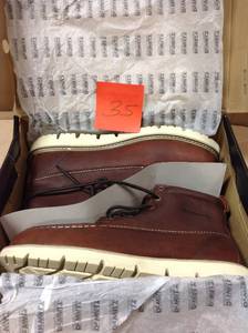 lot 35 image: DEWALT Mens Canton 6 Work Boots - Soft Toe - Walnut Pitstop Size 13(W) not used