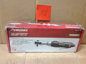 lot 36 image: Husky 80 ft.lbs. 38 in. Reaction-Less Ratchet in good Condition