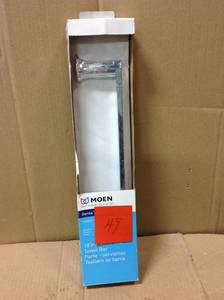 lot 49 image: Genta 18 in. Towel Bar in Chrome new