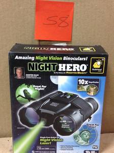 lot 58 image: Night Vision 10x Binoculars in good Condition