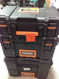 lot 76 image: RIDGID 22 in. Pro Organizer, Black not used