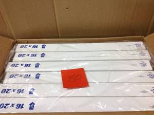 lot 80 image: True Blue 16 in. x 20 in. x 2 in. Pro Basic FPR 5 Pleated Air Filter (6-Pack) in good Condition