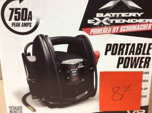 lot 87 image: Schumacher Battery Extender 12-Volt, 750 Amp Battery Jump Starter in good Condition