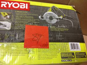 lot 89 image: RYOBI 4 in. Tile Saw USED in good Condition