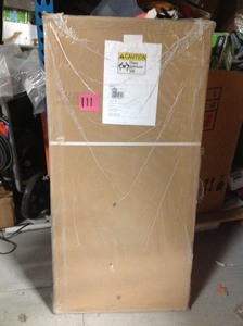lot 111 image: Husky 78 in. H x 48 in. W x 24 in. D 5 Shelf Steel Unit not used
