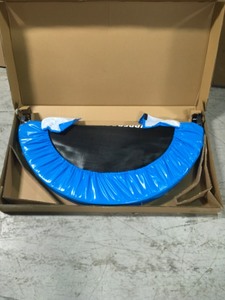 lot 200E105 image: Upper Bounce 40 in. Mini Foldable Rebounder Fitness Trampoline with Adjustable Handrail