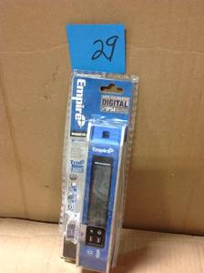 lot 29 image: Empire 9 in. Magnetic Digital Torpedo Level in good condition
