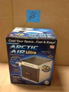 lot 65 image: Arctic Air Ultra Portable in Home Air Cooler As Seen on TV not used