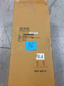 lot 76 image: Aldridge Washed Black Round Dining Table in good condition