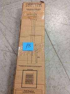 lot 78 image: Gibraltar Mailboxes Cedar Drive-In Mailbox Post Kit in good condition