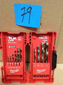 lot 79 image: Milwaukee Cobalt Drill Bit Set (15-Piece) in good condition