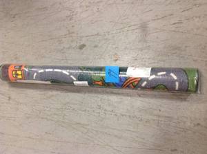 lot 99 image: Ottomanson Jenny Collection Grey Road Traffic Design 3 ft. x 5 ft. Non-Slip Kids Area Rug not used