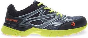 lot 38 image: Wolverine Mens Jetstream Slip Resistant Athletic Shoes - Composite Toe - GreyGreen Size 11(M) not used