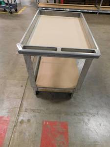 lot 330 image: Rolling Rubbermaid Service Cart