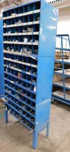lot 331 image: Blue Metal Nut & Bolt Bin #1 - 34(w) x 77.5(h) x 12(d)