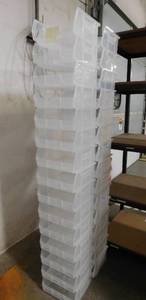 lot 349 image: 30 - Uline S-12417 Stackable Storage Bins