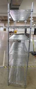 lot 363 image: NSF Shelving Unit - 47(w) x 72(h) x 17.5(d)