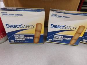 lot 417 image: Misc. Lot of Bandages, First Aid Burn Spray & Spray Bottles