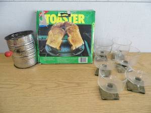 lot 41 image: Sifter - Toaster - Glasses