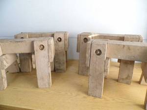 lot 52 image: Lot of 4 Wooden Stands