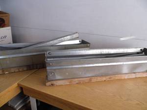 lot 59 image: 2 Metal Saw Horses