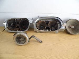 lot 61 image: Vintage Vehicle Lights