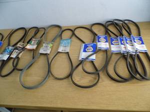lot 64 image: Assorted Automotive Belts
