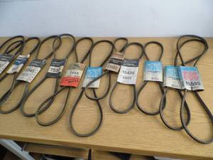 lot 66 image: Assorted Automotive Belts
