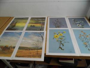 lot 95 image: Lot of 8 Prunty Prints