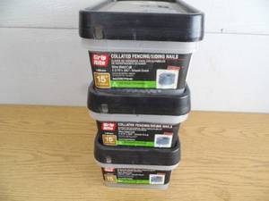 lot 98 image: Lot of 3 Grip Rite Collated Nails