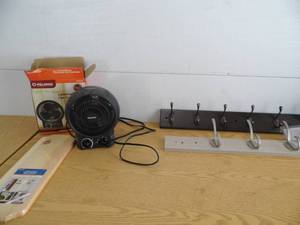lot 104 image: HeaterFan - 2 Coat Racks