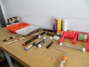 lot 105 image: Store Return Painting Supplies