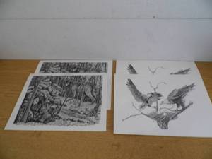 lot 112 image: Lot of 4 Prints