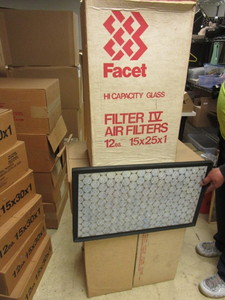 FURNACE FILTERS 15 x 25 x 1