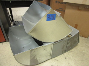 SHEET METAL DUCT WORK 45 DEGREE ELBOWS 10 X 18