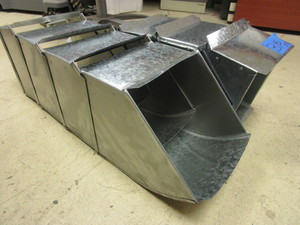 DUCT WORK SHEET METAL 45 DEGREE  ELBOWS 8X8