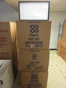 FURNACE FILTERS 15 X 25 X 2
