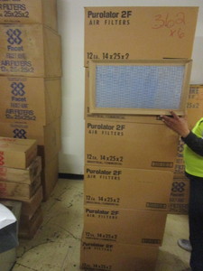 FURNACE FILTERS 14 X 25 X 2