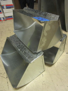45 DEGREE SHEET METAL DUCT ELBOWS 8 X 16