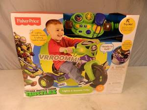 New Fisher-Price Teenage Mutant Ninja Turtles Lights and Sounds Trike