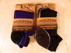 2 New Pairs of Hiwassee Merino Wool Socks