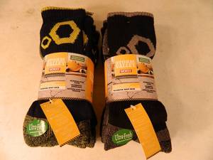 8 New Pairs of Ultra Fresh Antibacterial Technical Boot Socks