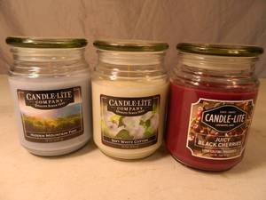 3 New Candlelite Candles