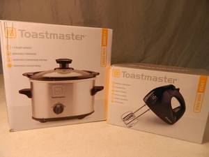 2 New Toastmaster Appliances