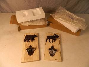 2 New Super Cool Cast Iron Bottle Openers